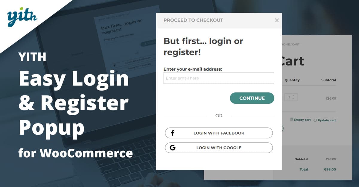 YITH Easy Login & Register Popup
